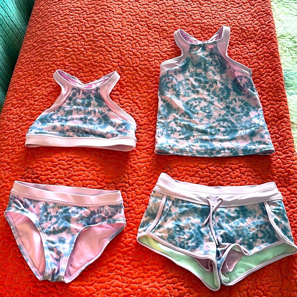 Athleta 4 piece swim set